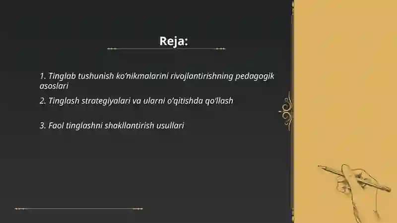 Tinglab tushunish koʻnikmalari 2