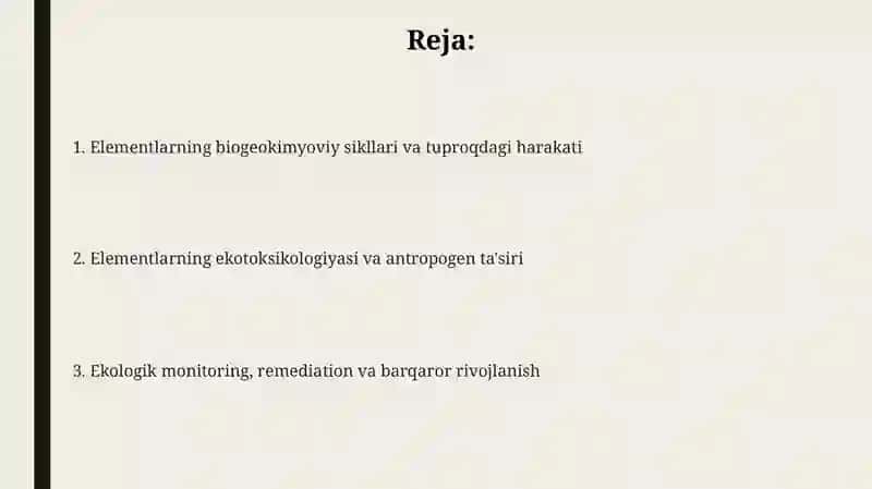 Elementlarkimyosiningekologikjihatlari 2