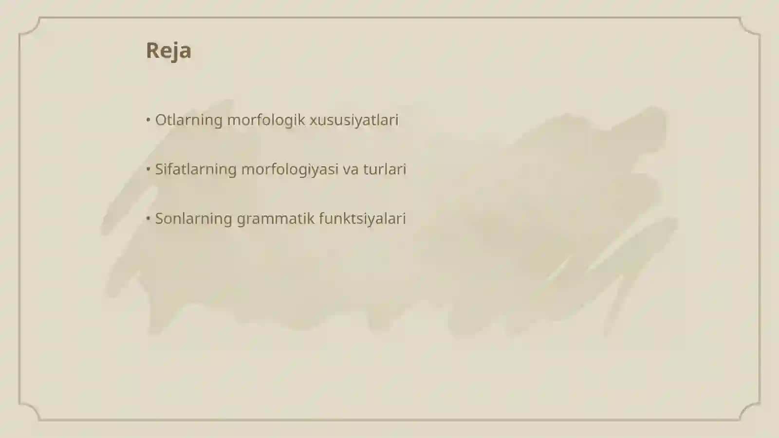 Eski Oʻzbek tili morfologiyasi 2