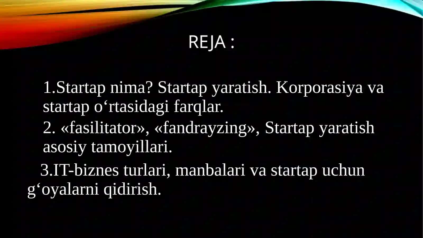 Raqamli startaplarniyaratishasoslarivaularningxususiyatlari 2