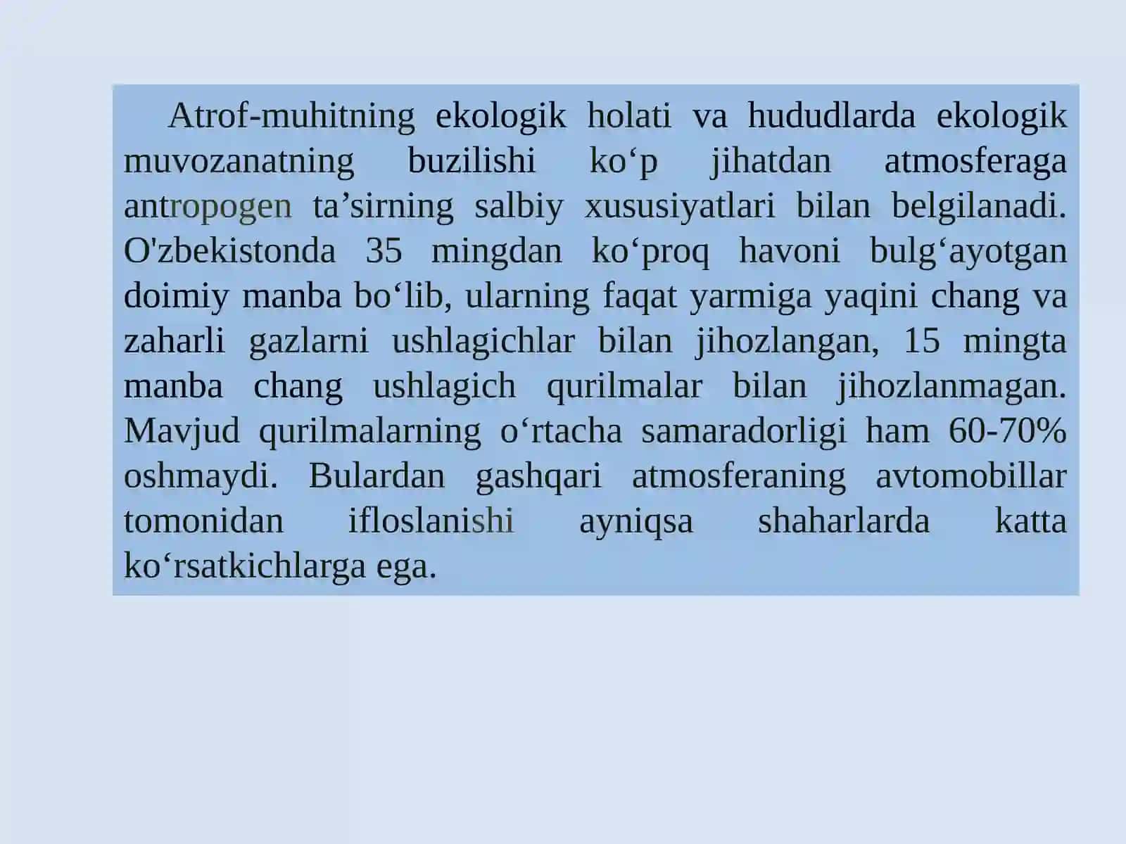 Biologik resurslar 2