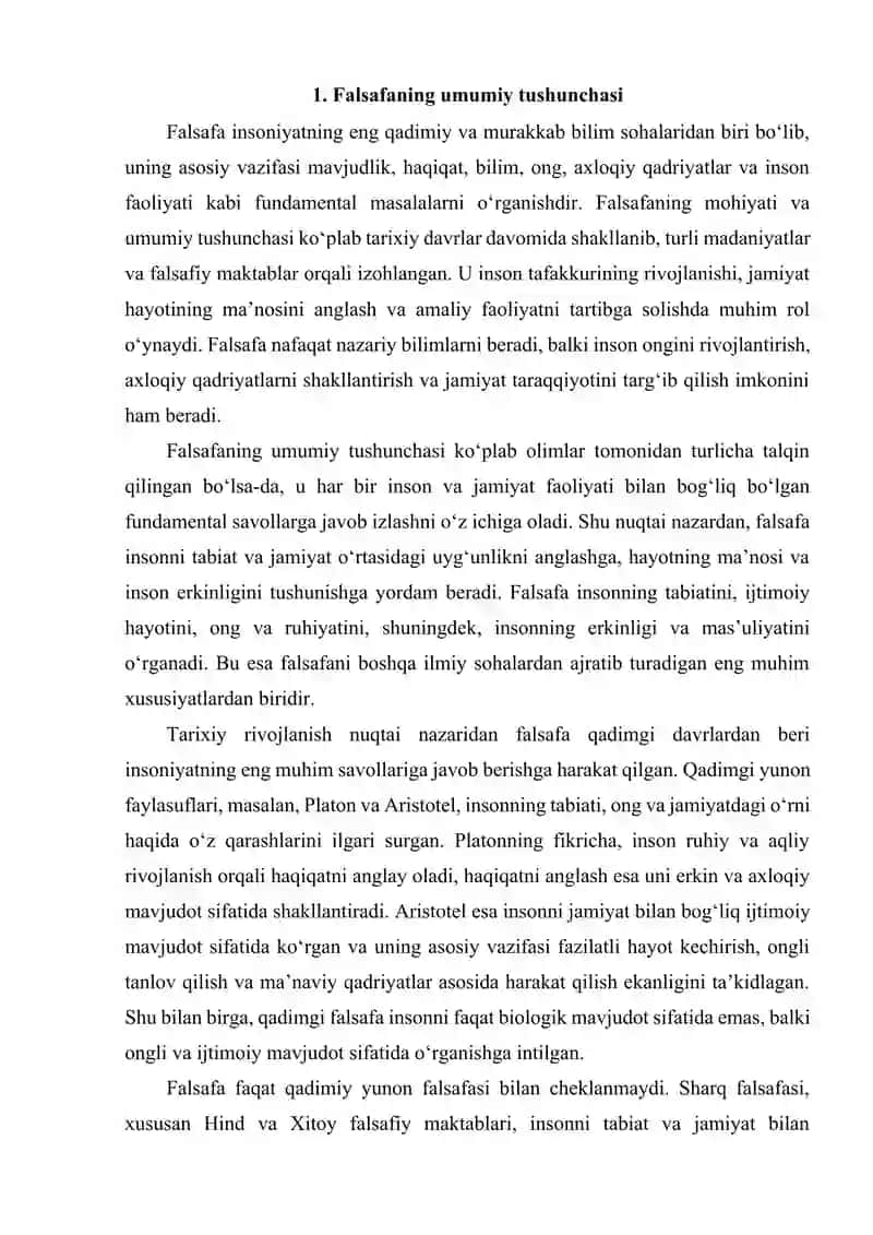 FALSAFANING MOHIYATI VA JAMIYAT TARAQQIYOTIDAGI ROLI 2