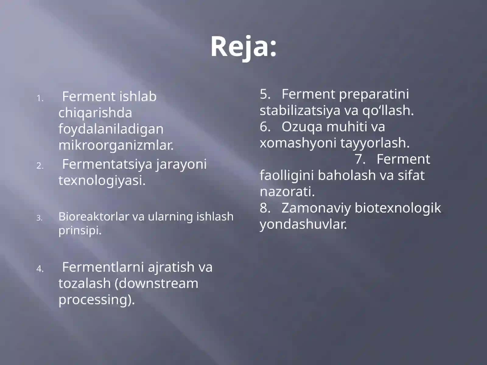 Sanoatasosidafermentpreparatlarniishlabchiqarishtexnologiyasi 2