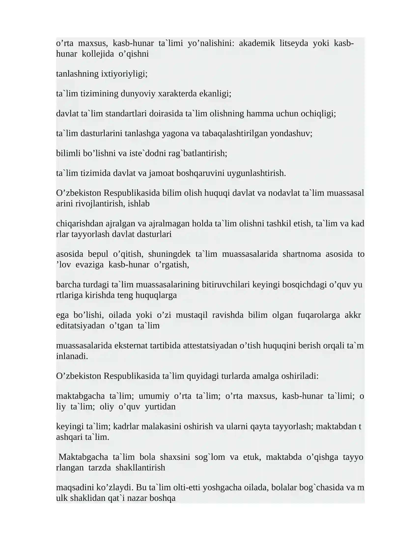 TA’LIM TIIZMINI BOSHQARISHNING MOHIYATI. MAKTAB BOSHQARISHNING OBYEKTI SIFATIDA. PEDAGOGIK KADRLAR ATTESTATSIYASI. O’QITUVCHINING PEDAGOGIK QOBILYATLARI 2
