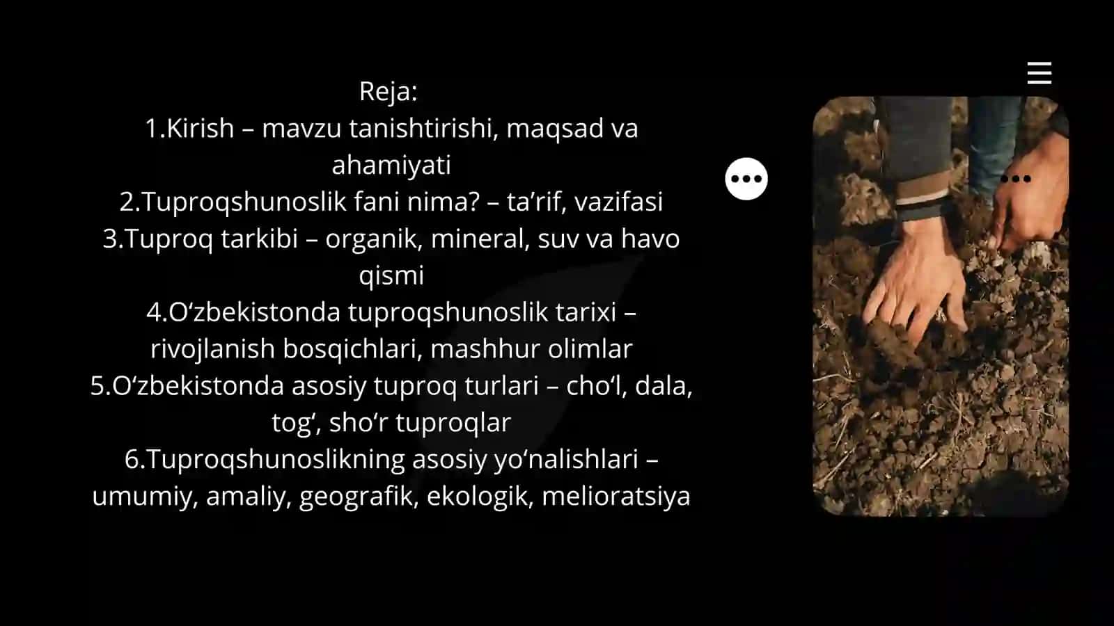 O‘zbekistonda tuproqshunoslik fani va uning yo‘nalishlari 2