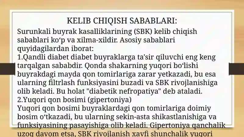 SURUNKALIBUYRAKKASALLIKLARI.ULARNIDAVOLASHVAOLDINIOLISHCHORALARI 2