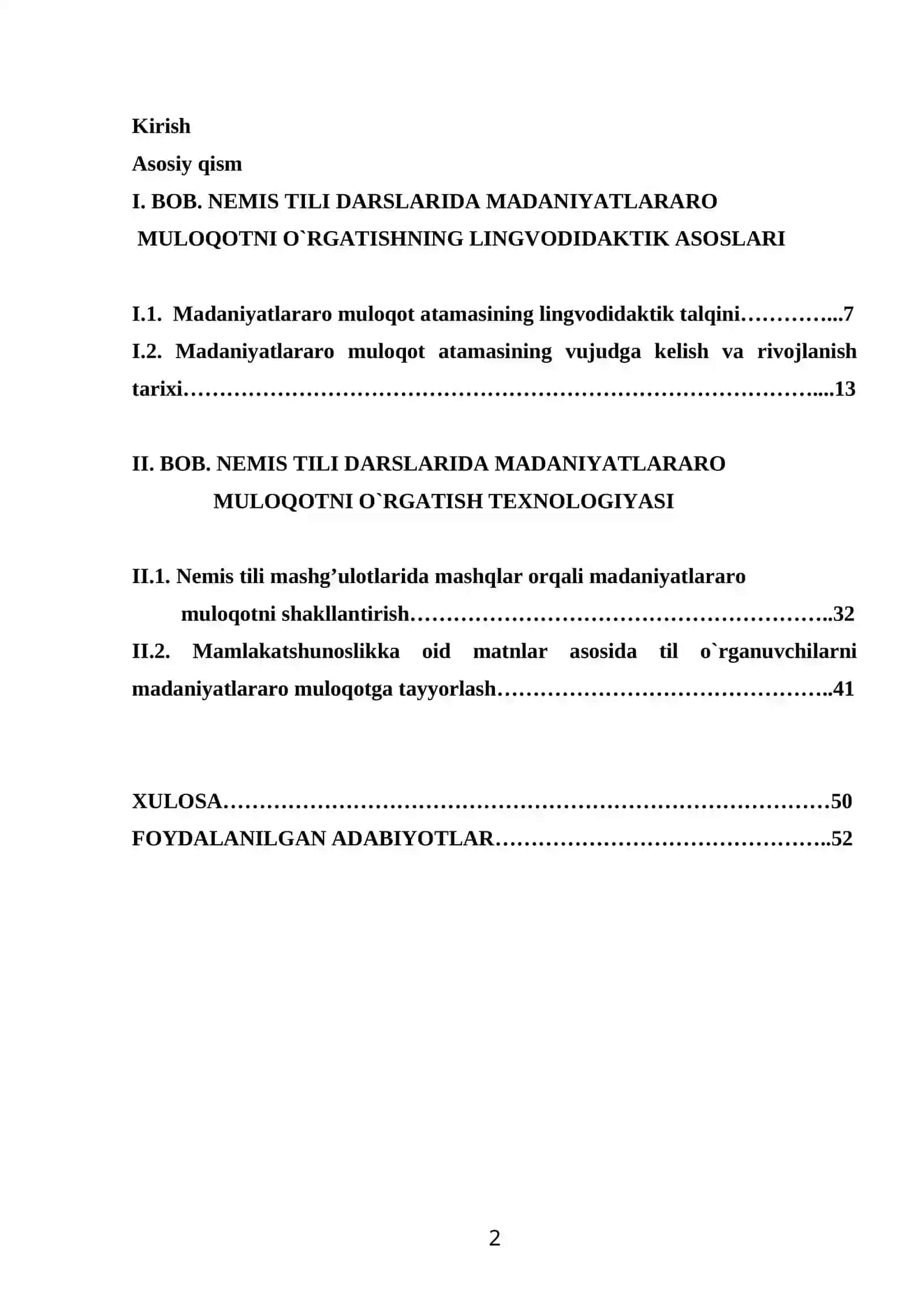 Nemis tili darslarida madaniyatlararo muloqotga o`rgatish mashqlaridan foydalanish 2