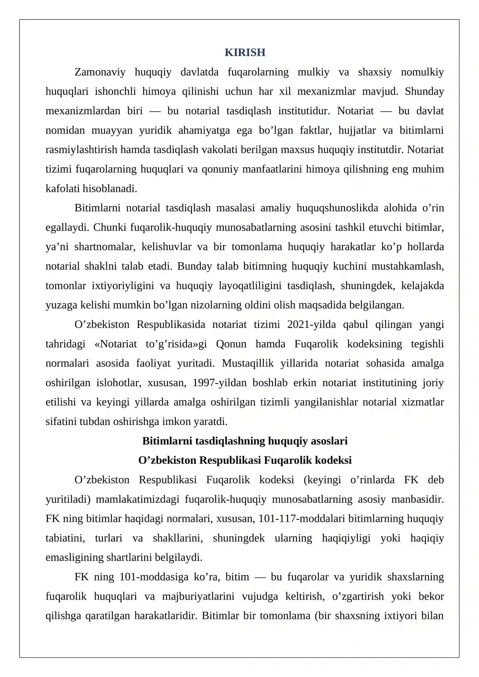 Bitimlarni tasdiqlash 2