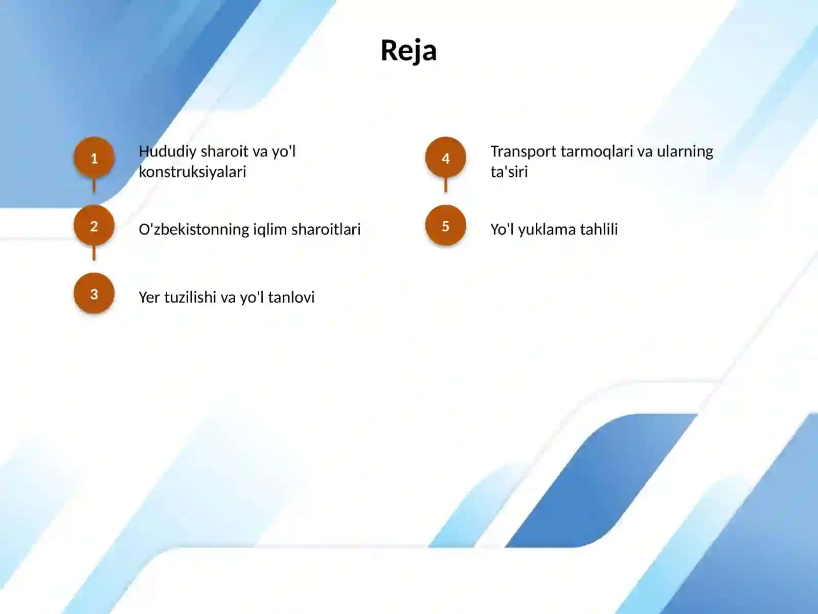 O'zbekiston Respublikasi Hududiy Sharoitidagi Yol Tushmalari va Sharoitlar 2