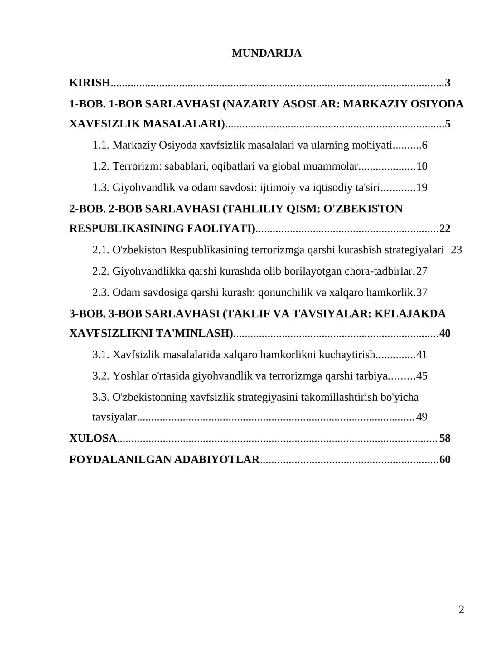 TERMIZ DAVLAT UNIVERSITETI OʻZBEKISTON TARIXI FANIDAN KURS ISHI 2