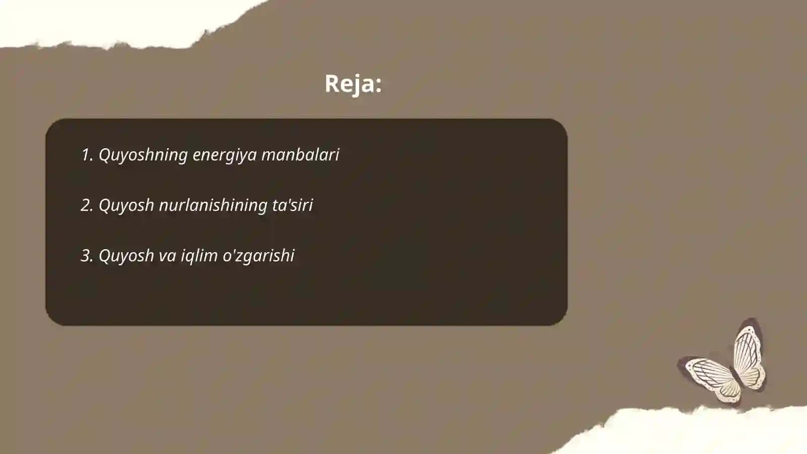 Quyosh yerdagi hayot manbaidir 2