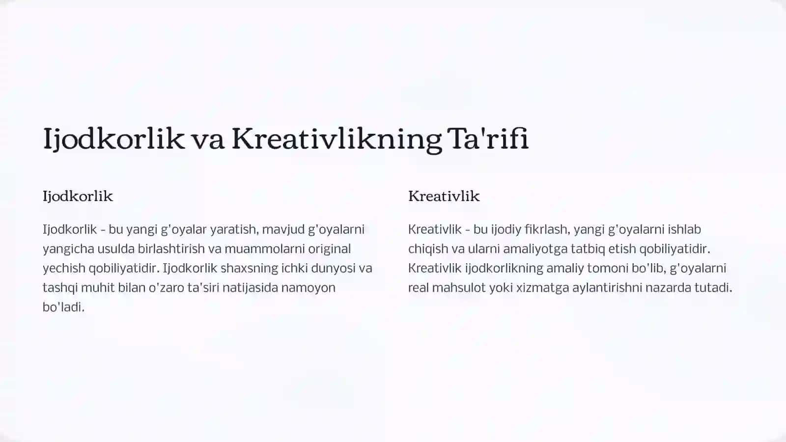 Kasbiy Kompetentlikni Shakllantirishda Ijodkorlik va Kreativlikning Roli 2