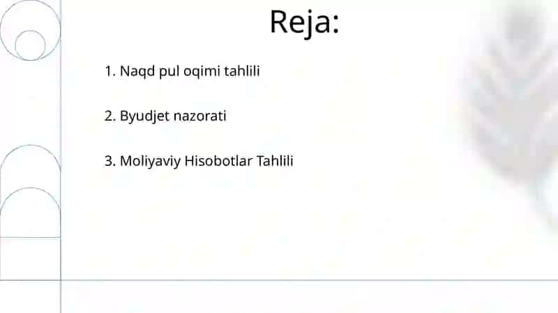 Moliyaviy tahlil va nazorat 2