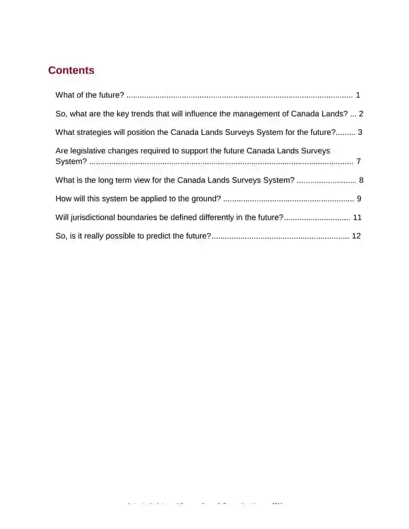 A Surveyor General's Perspective 2