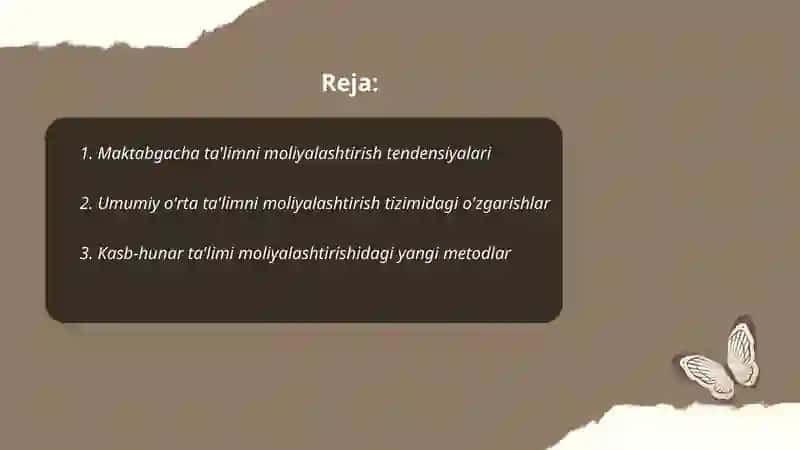 Turli darajada talimni moliyalasshtrish holati tendensiyalari 2