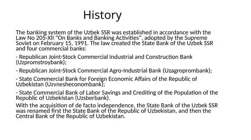 Republican Banking and Financial System 2