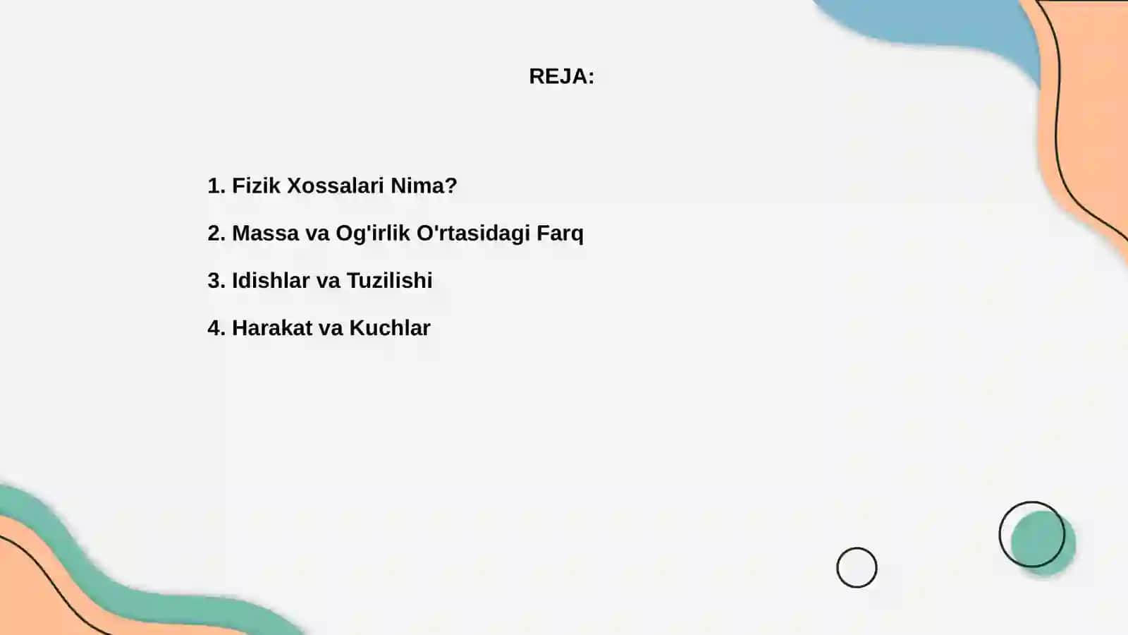 Donning fizik xossalari 2