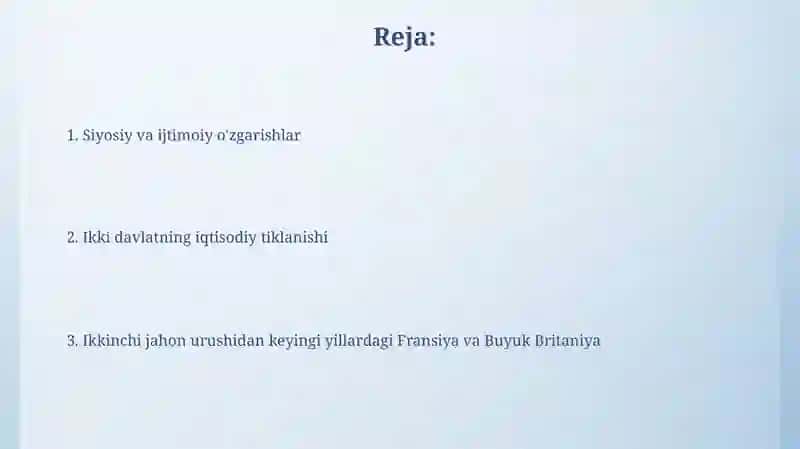 Angliya iqtisodiyoti Ikkinchi jahon urushidan keyin 2