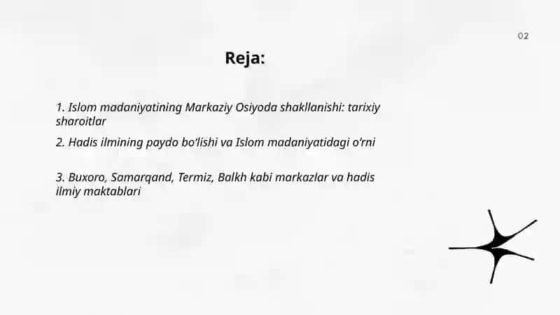 Islom madaniyatining tarkib topishi va rivojlanishi 2