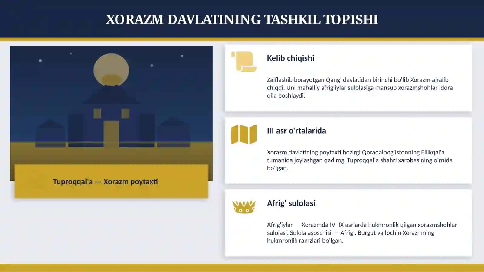 XORAZM DAVLATINING TASHKIL TOPISHI 2
