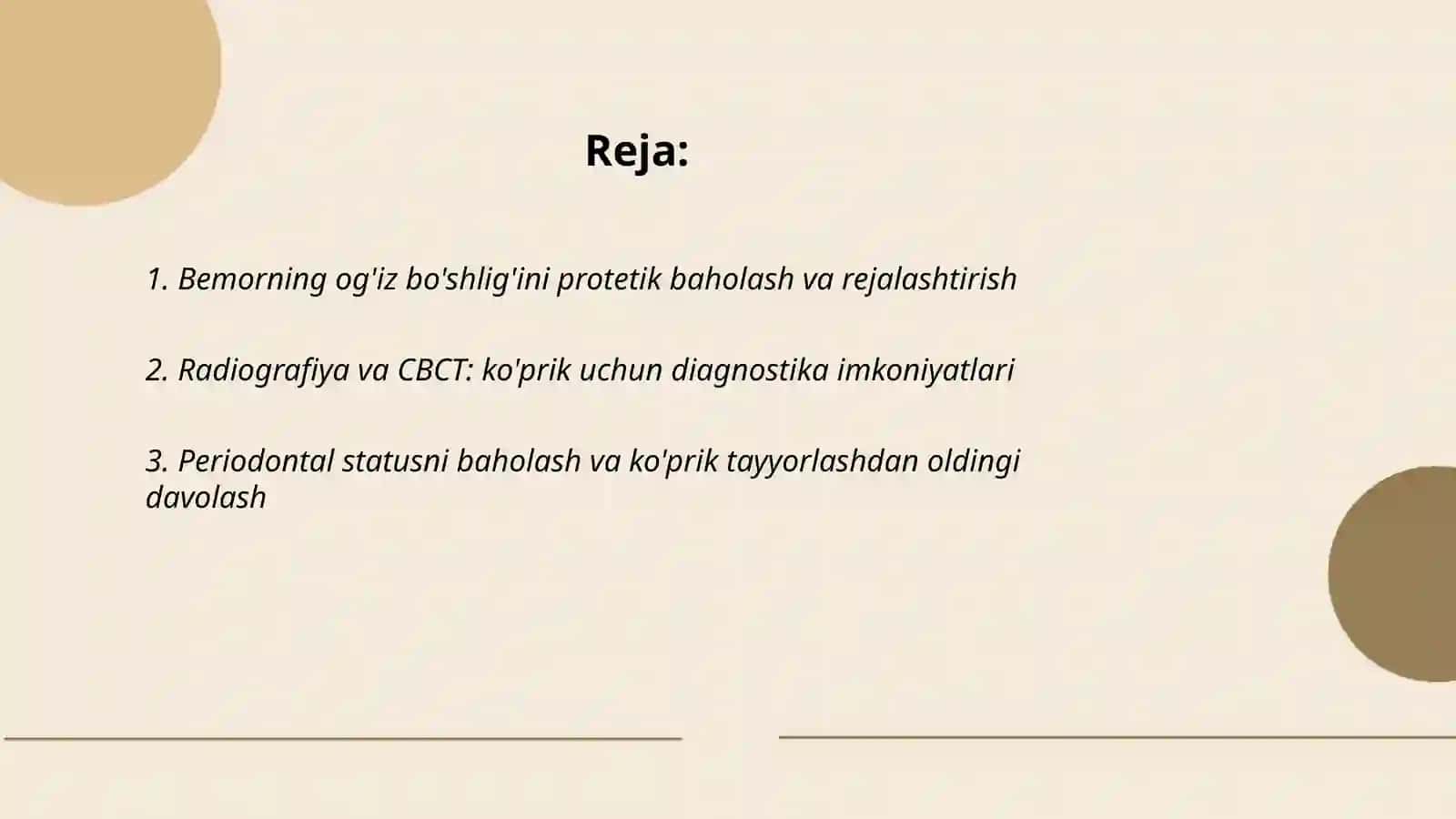 Ko‘priksimon protezlar bilan protezlash 2