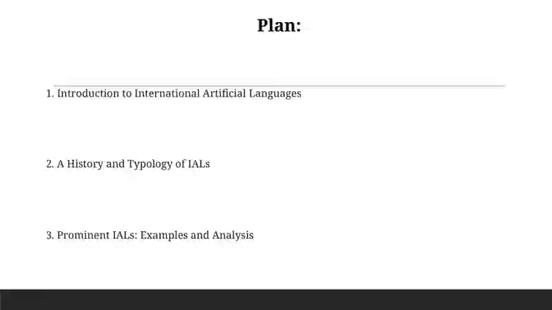 International artificial languages 2