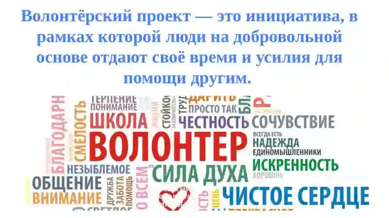 Волонтёрские проекты и сообщества 2