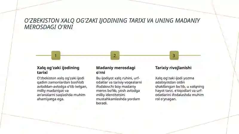 Xalq og'zaki ijodining tarixi 2