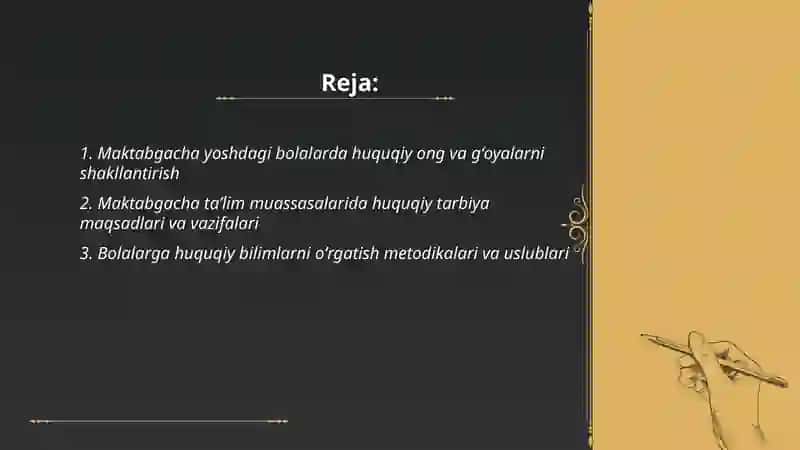 Maktabgacha yoshdagi bolalarning huquqiy taʼlimi 2