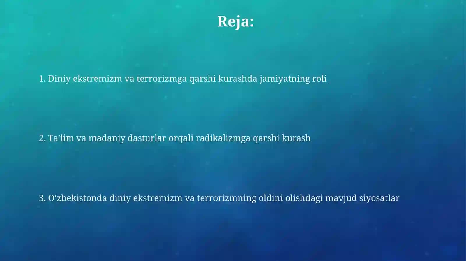 Ma’rifiy va Tarbiyaviy Ishlarni Kuzaytirish 2
