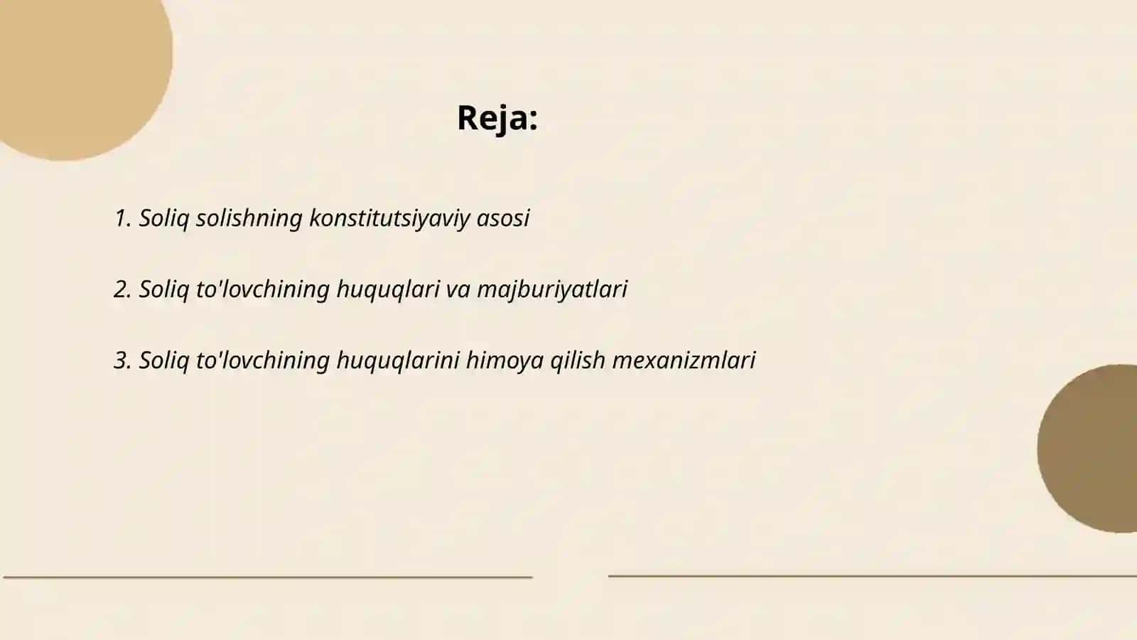Soliq solishning konstitutsiyaviy asosi 2