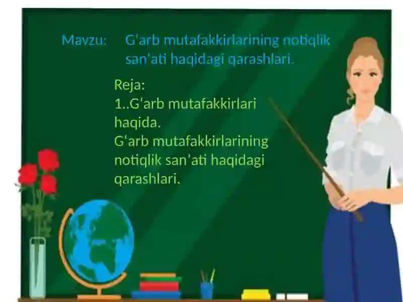 G'arb mutafakkirlarining notiqlik san'ati haqidagi qarashlari 2