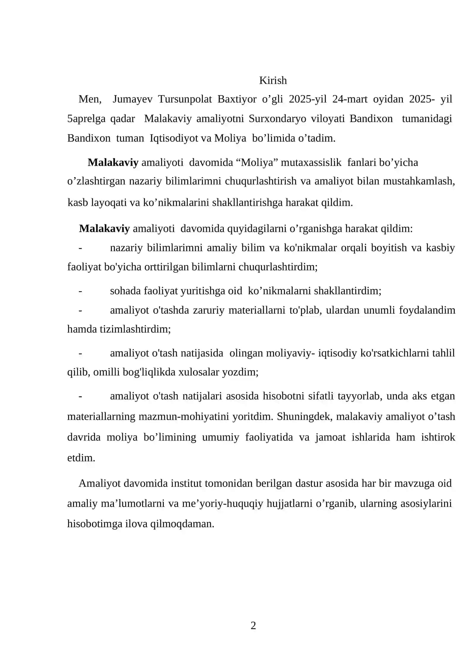 Davlat moliyasini boshqarish 2