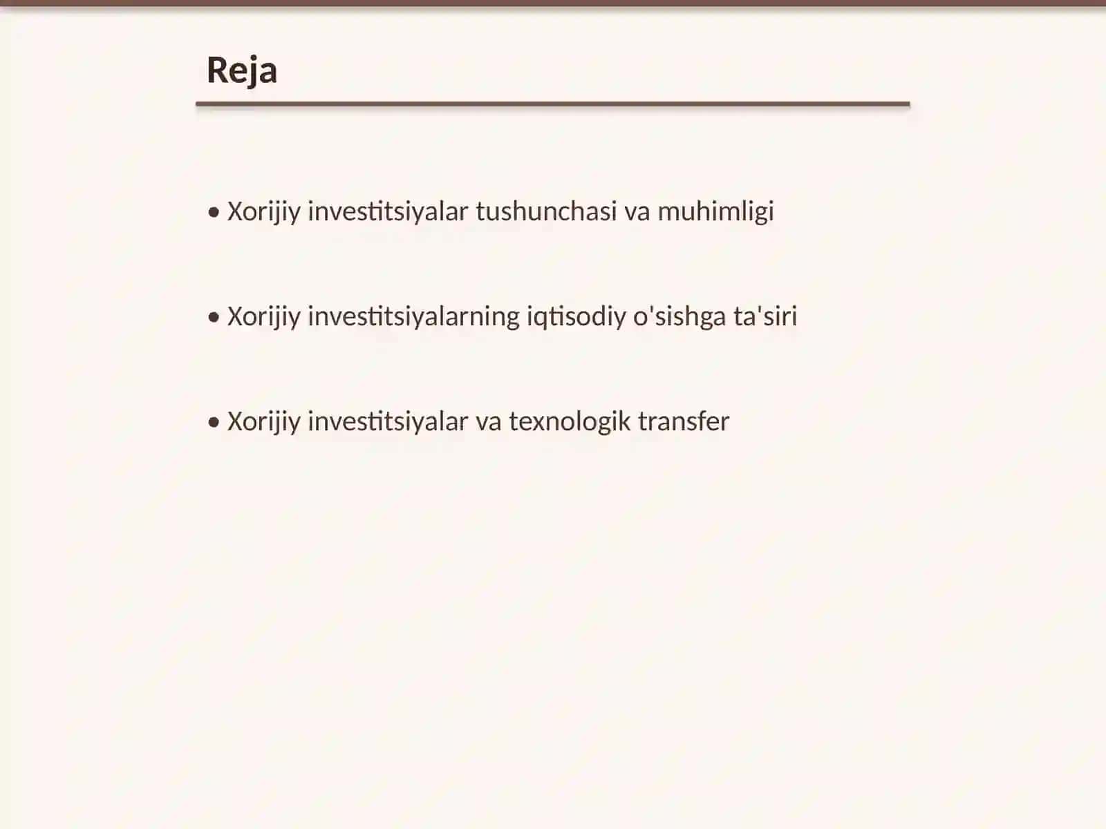 Iqtisodiyotni rivojlantirishda xorijiy investitsiyalarning roli 2