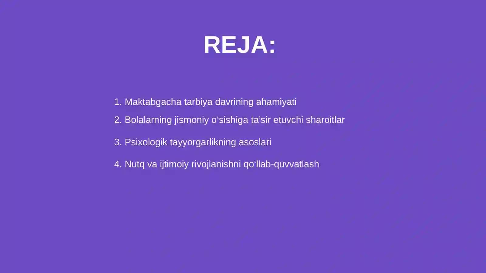 Maktabgacha tarbiya yoshidagi bolalar oʻsishining shart sharoitlariga tayyorgarlik 2