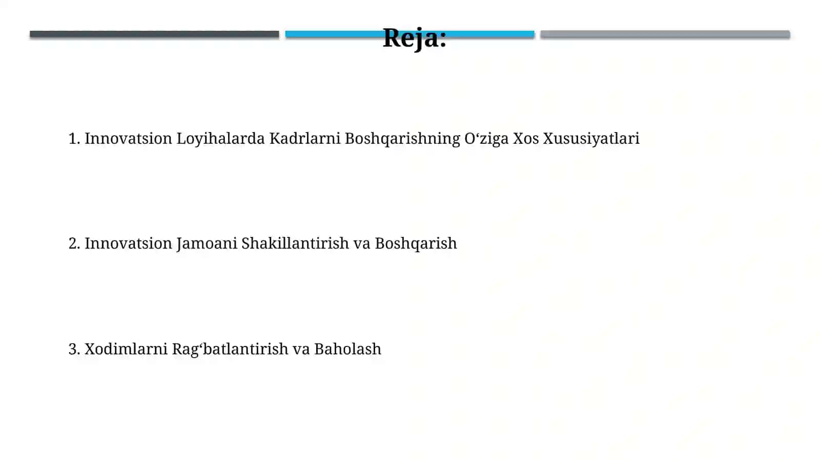 Innovatsion Loyihalarda Kadrlarni Boshqarishning Oʻziga Xos Xususiyatlari 2