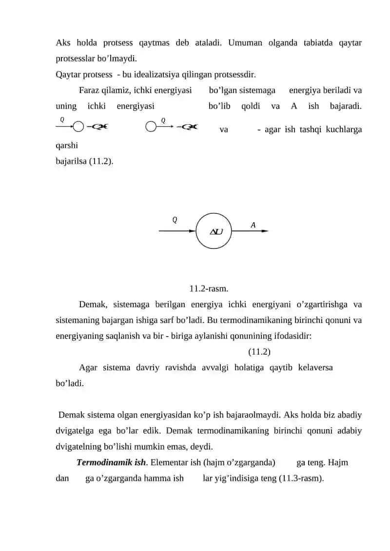 Tеrmodinamikaning ikkinchi qonuni 2