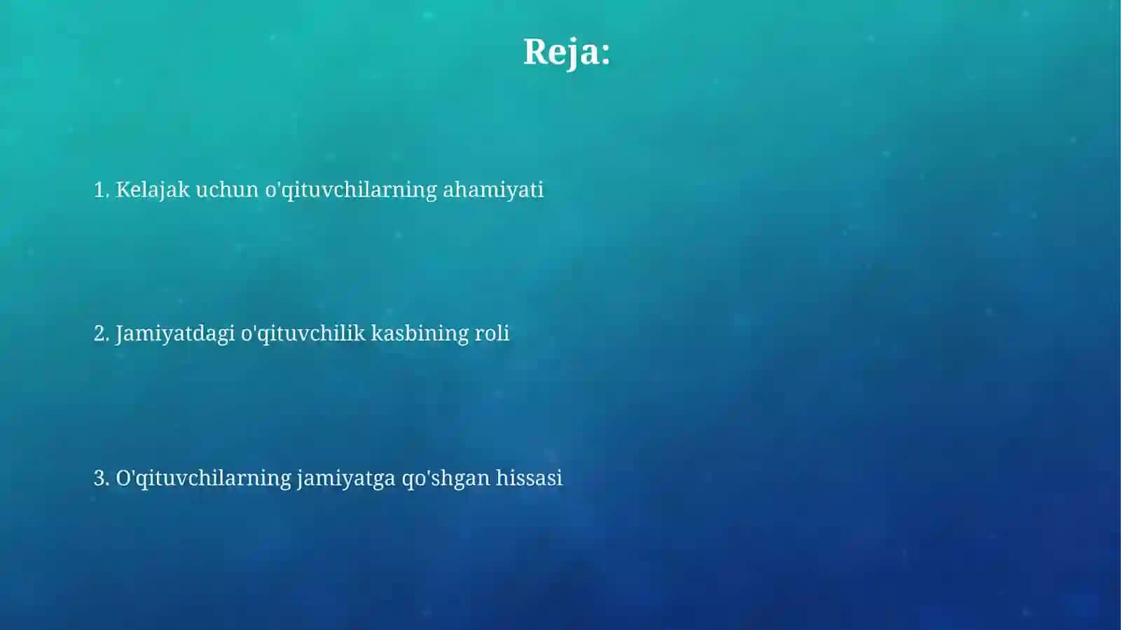 Jamiyatga pedagog kasbining tutgan oʻrni 2