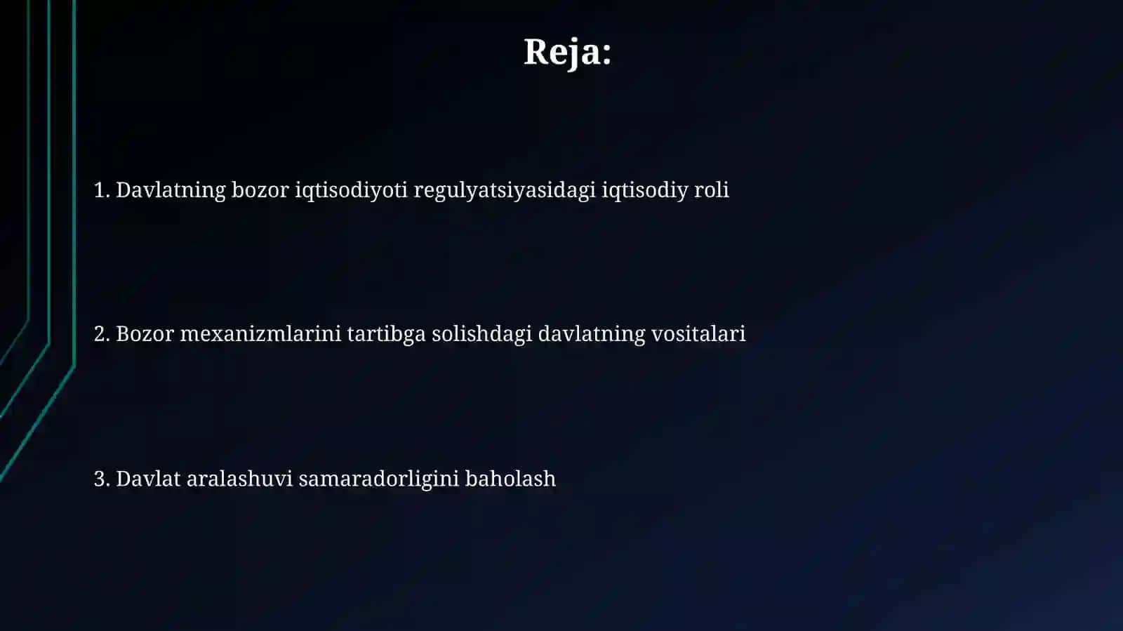 Monopolga qarshi kurash va raqobatni qo'llab-quvvatlash 2