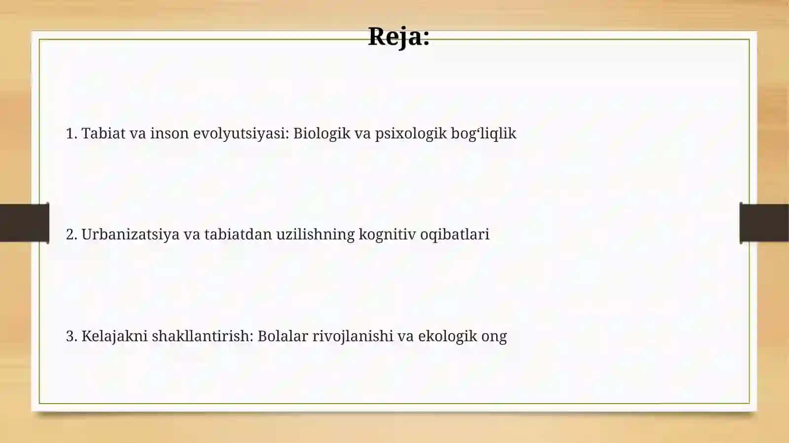Inson va tabiat evolyutsiyasi: Biologik va fiziologik bog‘liqlik 2