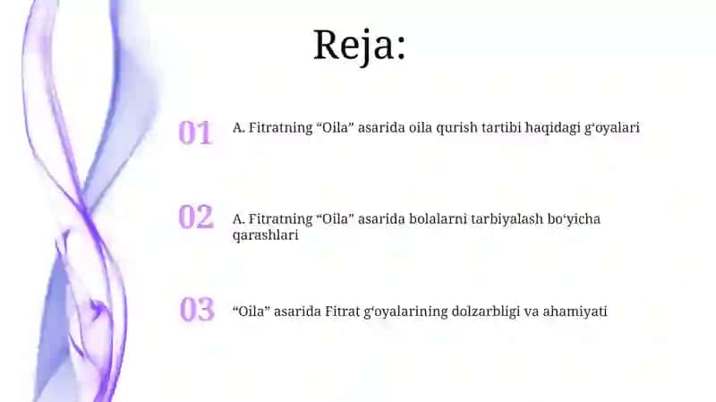 Fitratning “Oila asari”dagi oila qurish tartiblari va farzand tarbiyasiga oid g’oyalar 2