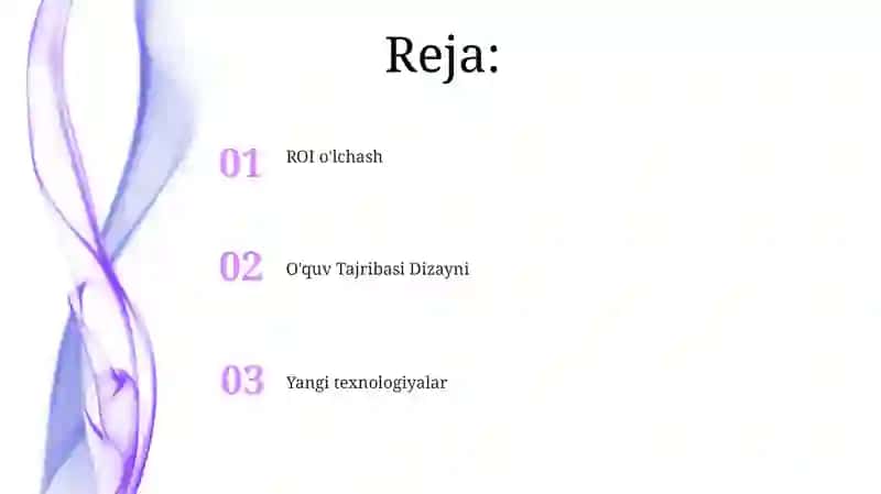 Mashgʻulotlarni tashkil etish texnologiyasi 2