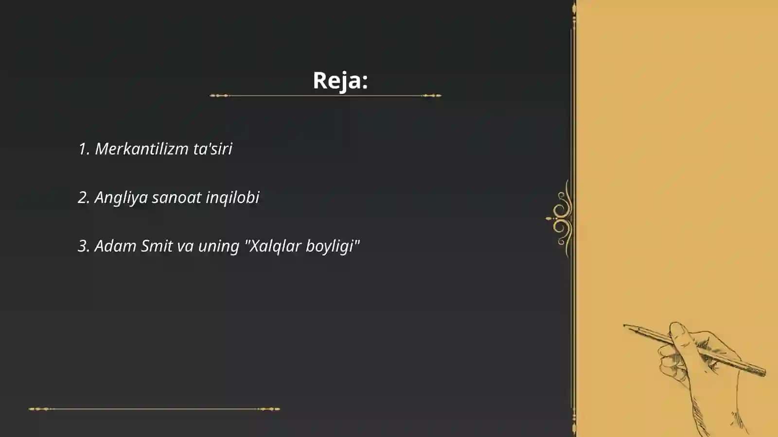 Klassik iqtisodiy maktab vujudga kelishining tarixiy shart-sharoitlari 2