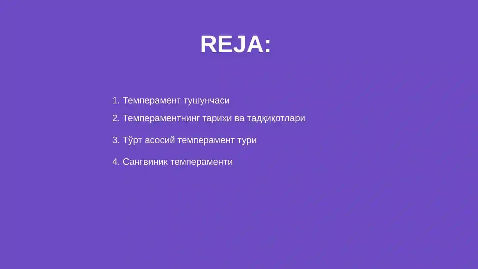 Темперамент хакида тушунча 2