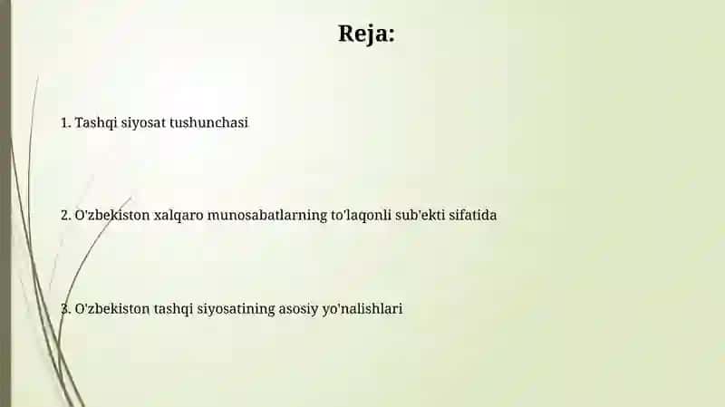 Tashqi siyosat tushunchasi 2