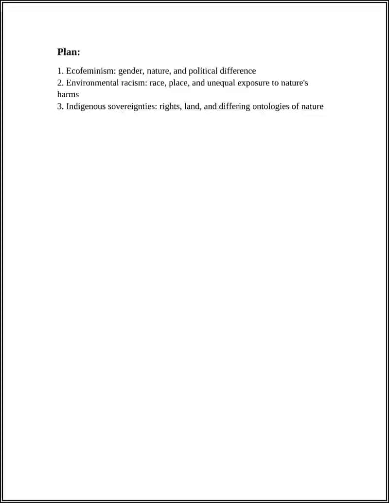 THE POLITICS OF NATURE AND DIFFERENCE 2