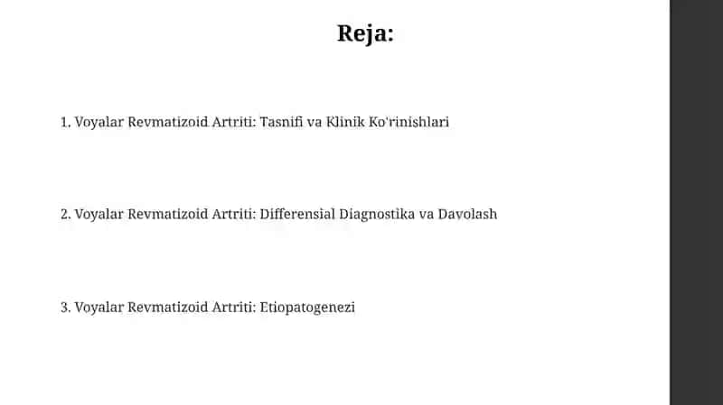 Voyalar Revmatizoid Artriti 2