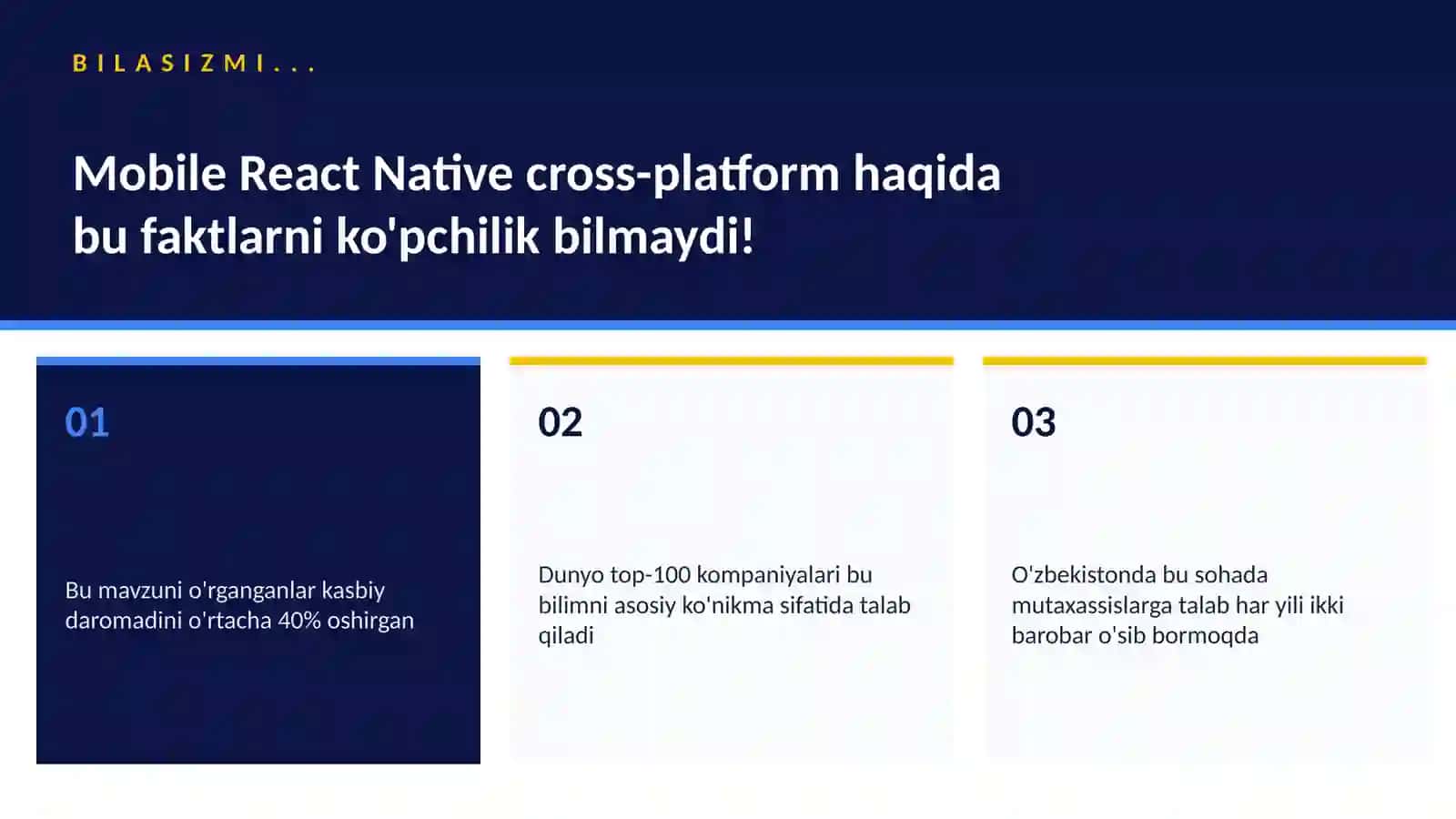 Mobile React Native cross-platform 2