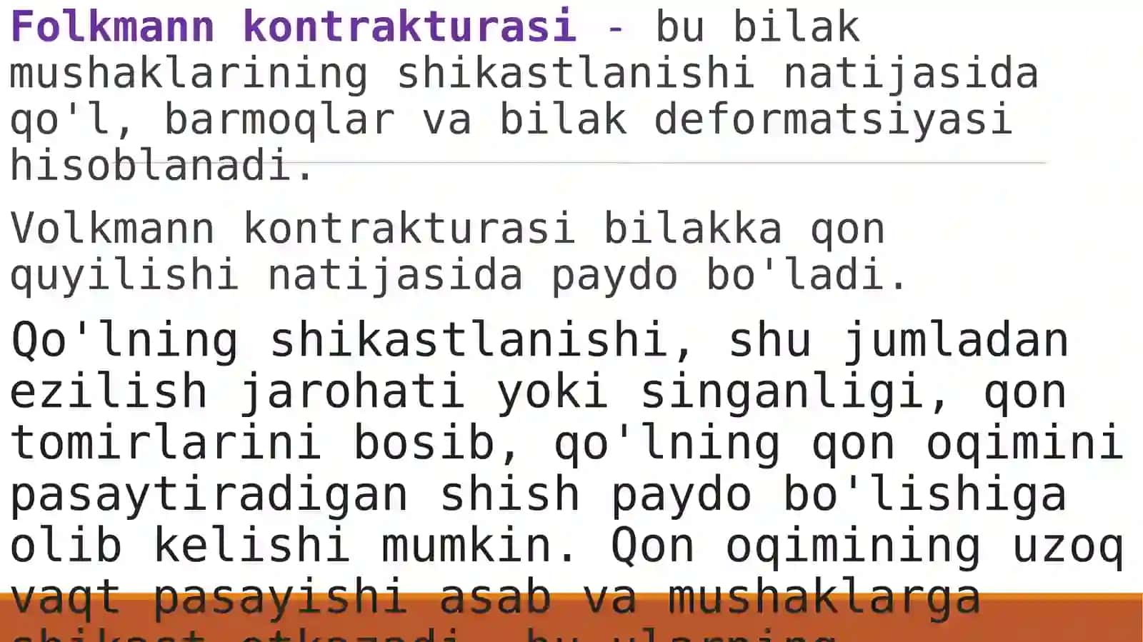Folkman ishemik kontrakturasi 2