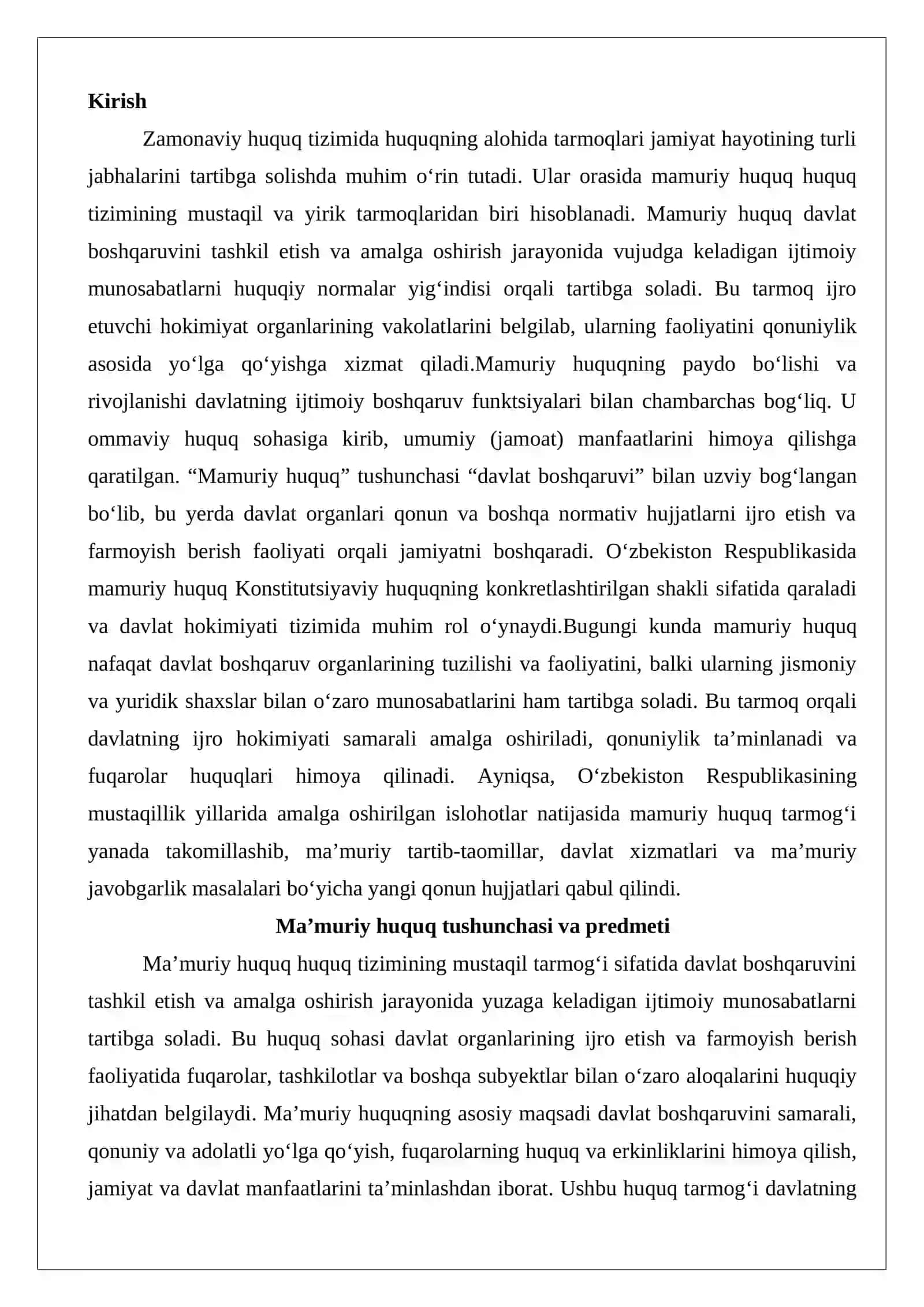 Ma’muriy huquq huquq tarmog‘i sifatida 2